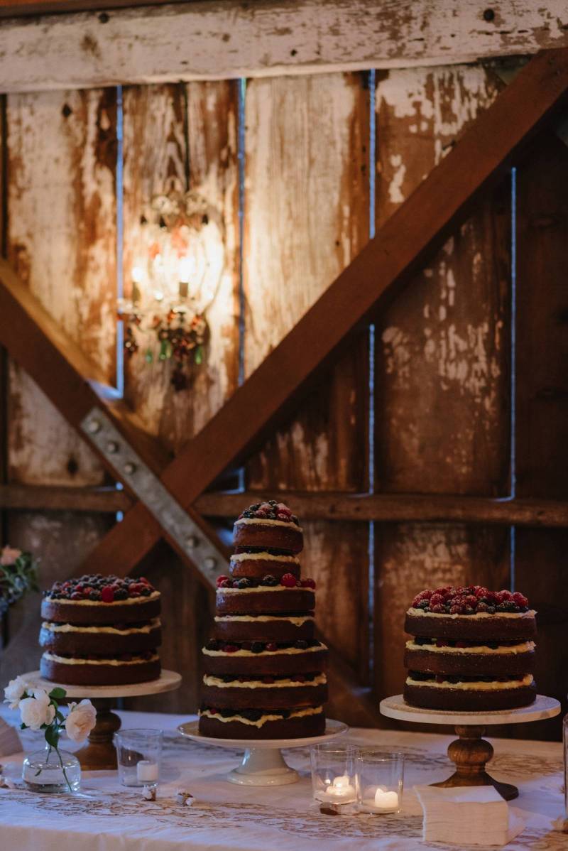 naked cake, wedding cake, berry cake, homemade cake, rustic cake