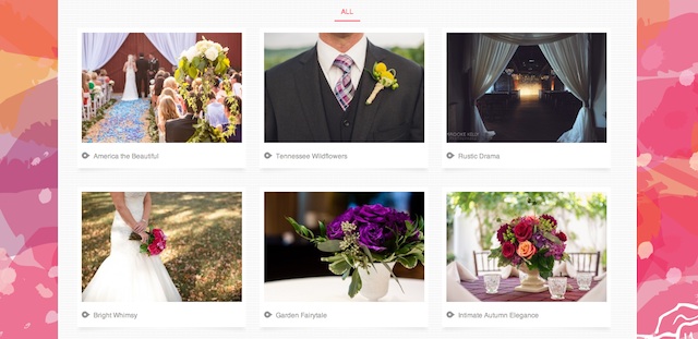 new website for wedding floral designer nashville enchanted florist flower pictures