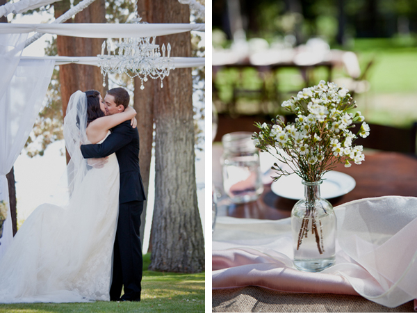 Lake Tahoe Wedding | Rustic Chic by Jessi LeMay Photography