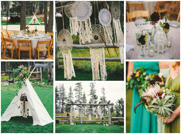 bohemian decor wedding