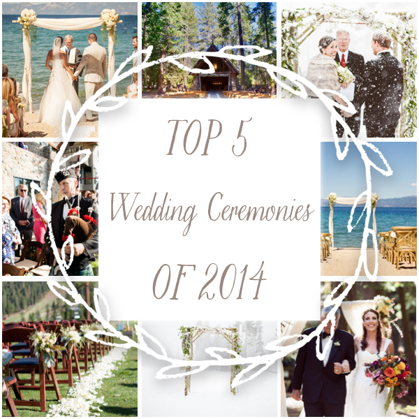 Best lake tahoe wedding ceremonies