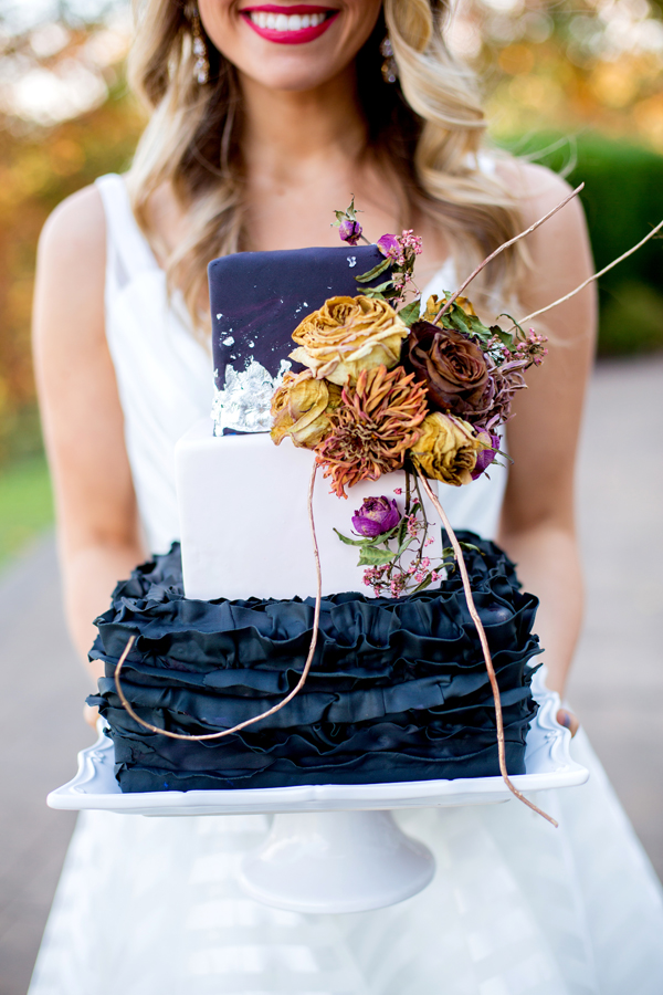 Halloween wedding cake