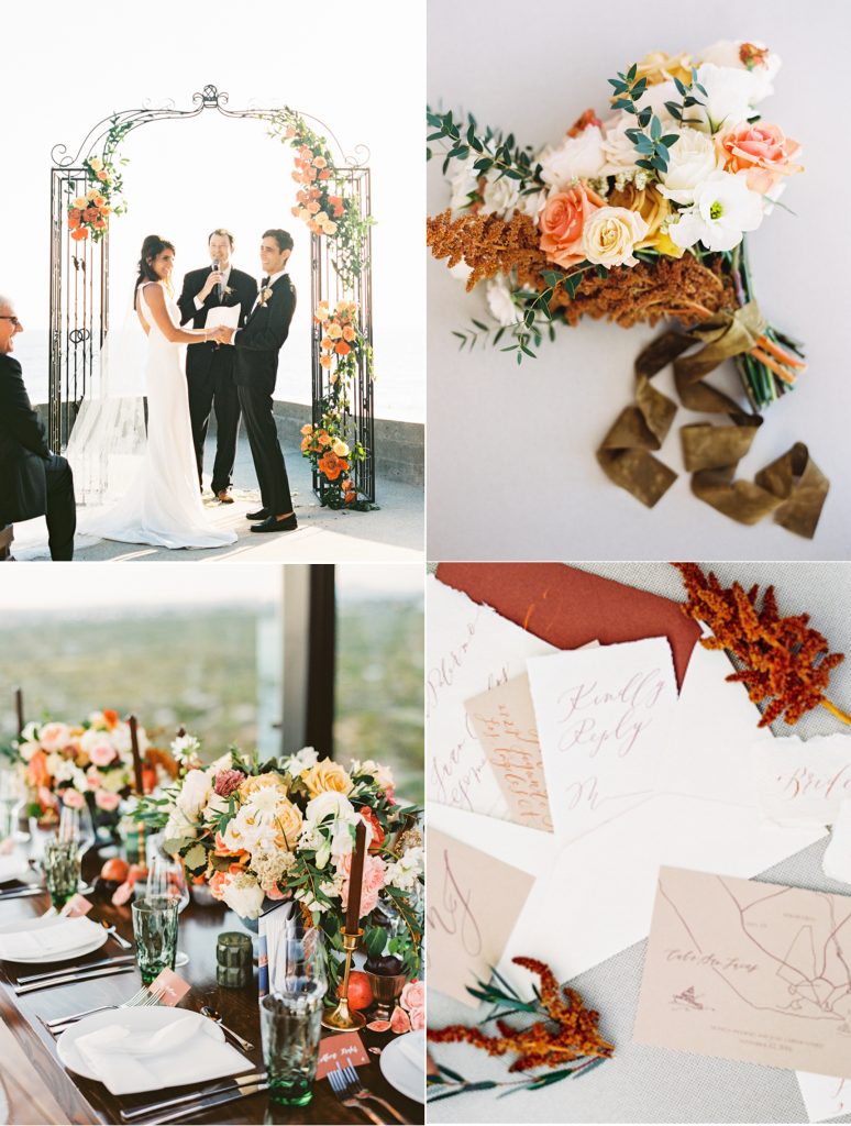 orange wedding ideas