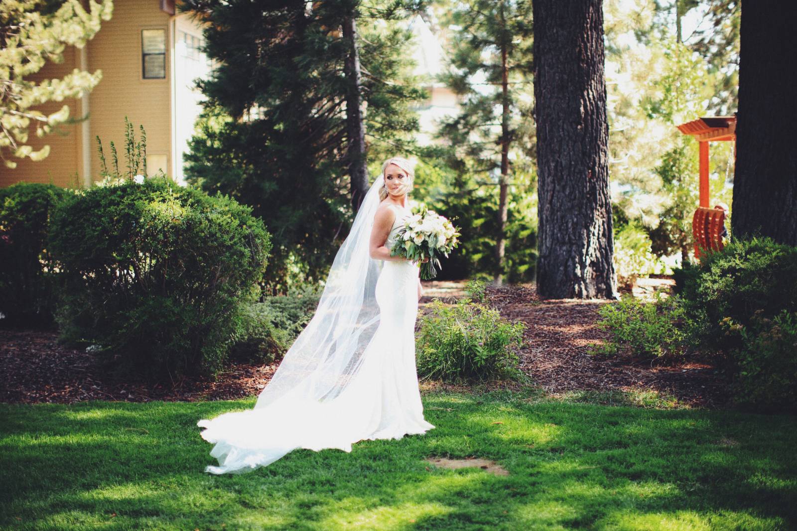 Beautiful Watters Dress for a Summer Wedding