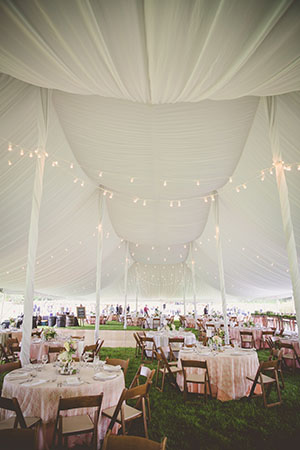 tent wedding, backyard wedding, outdoor wedding, elegant wedding