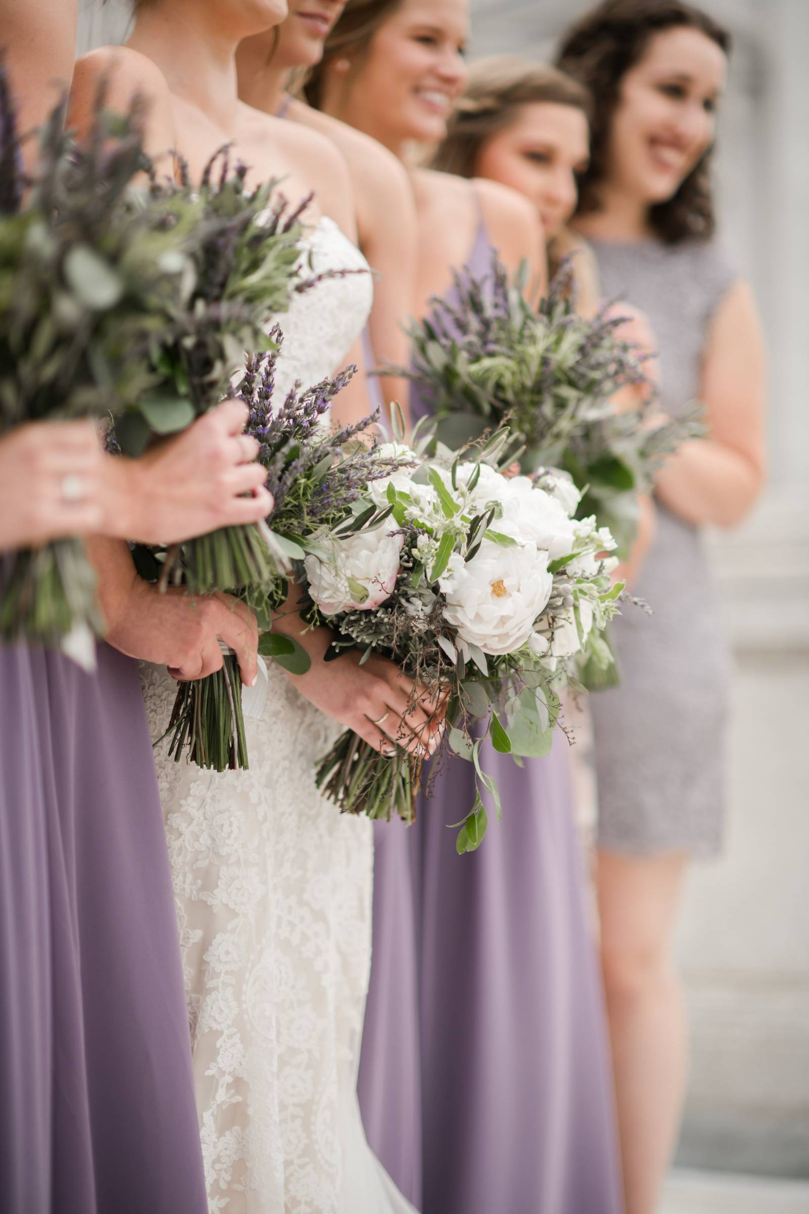 lavender and sage bridesmaid dress