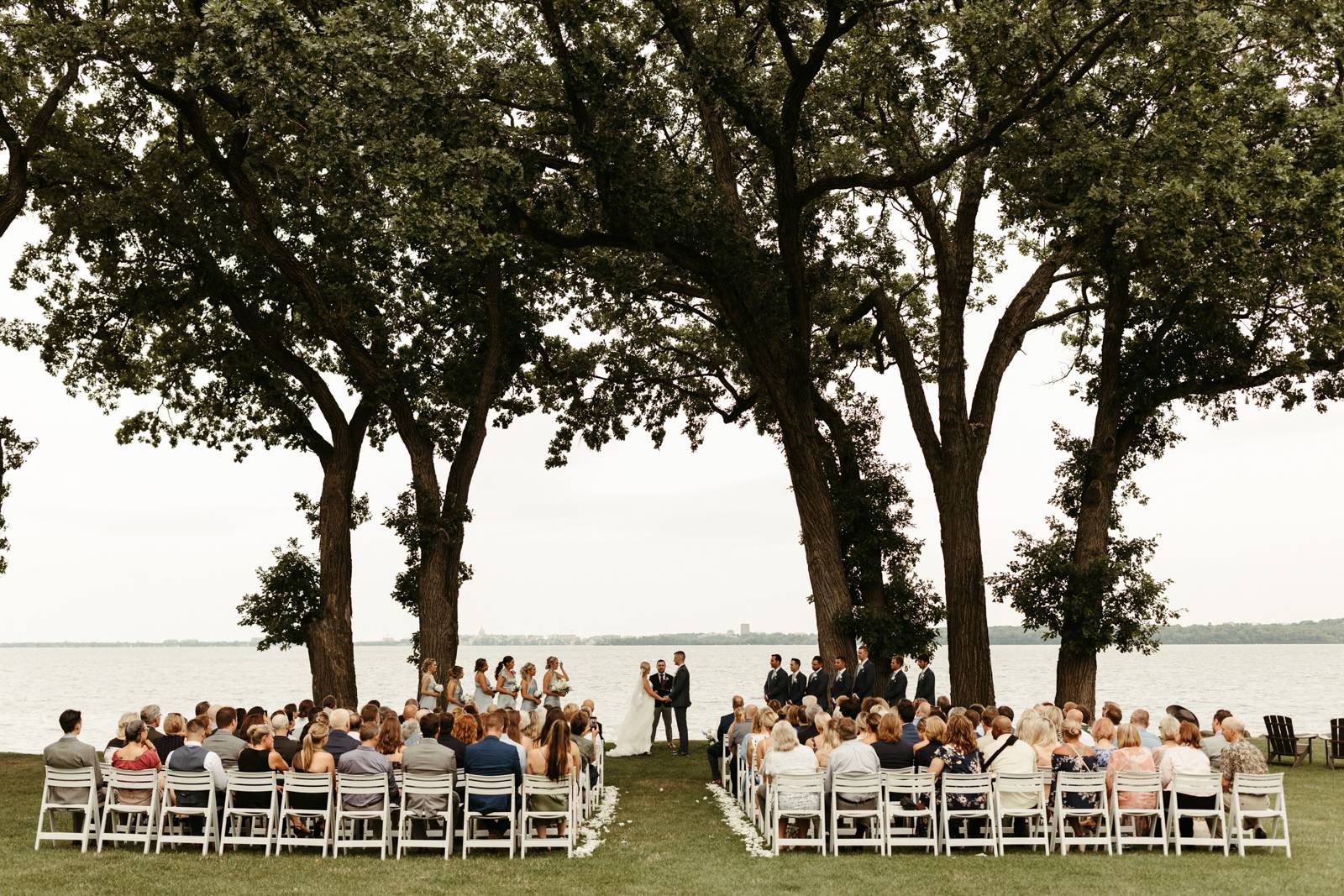 Stunning Lake Wedding Backdrop