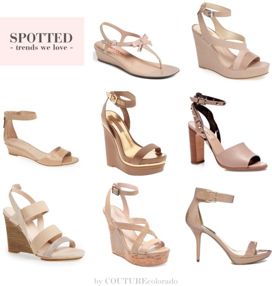 Spotted: Nude Sandals | Colorado
