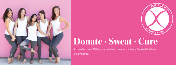 Oct 18th & 19th: Xtend Barre Plié For Pink Fundraiser For Breast