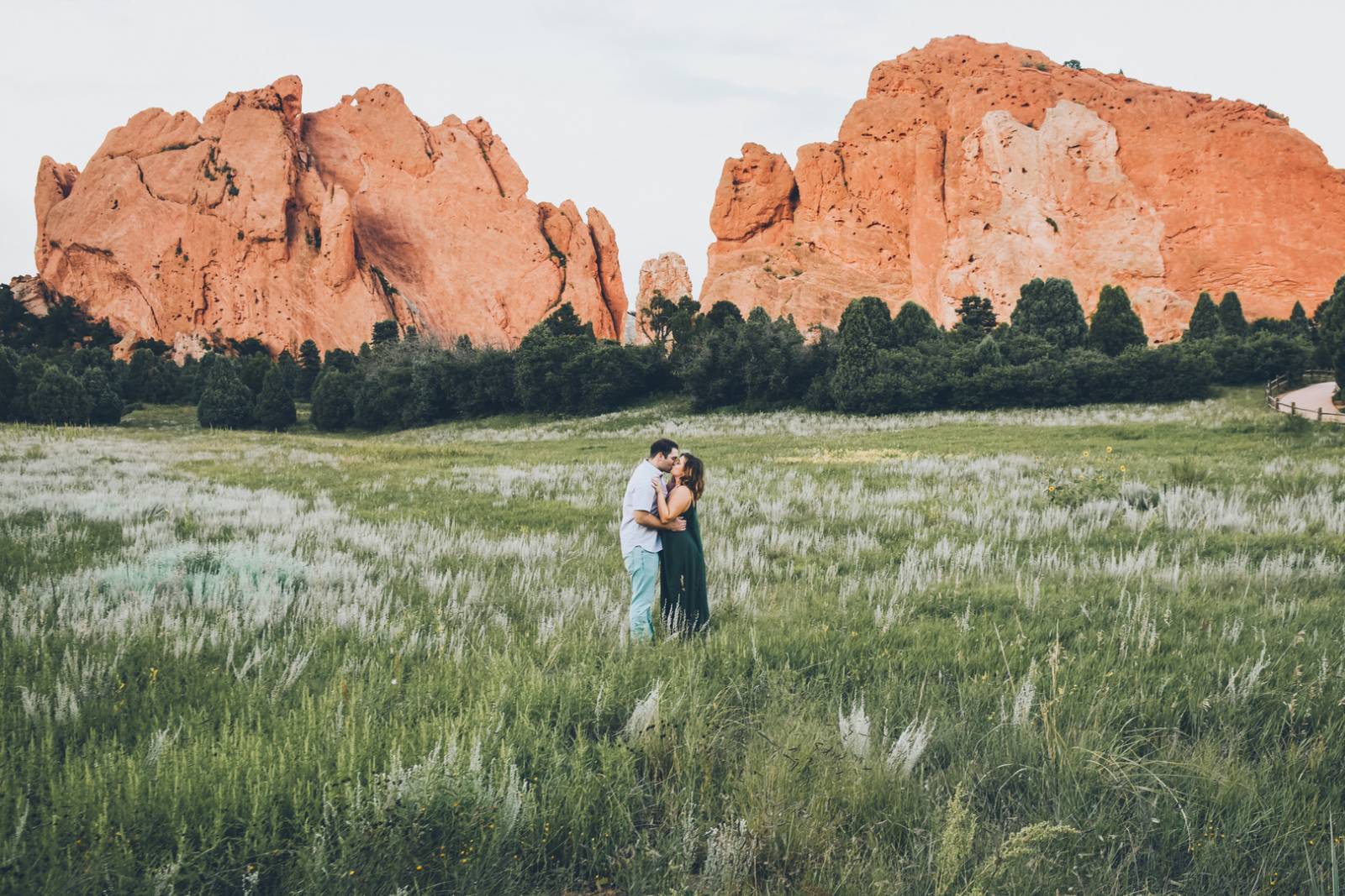 Garden Of The Gods Engagement Colorado Springs Engagement