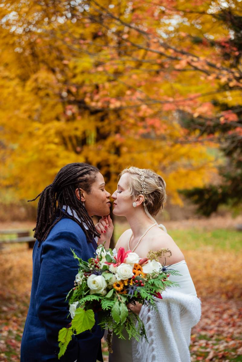 Outdoor Fall Floral Arrangement