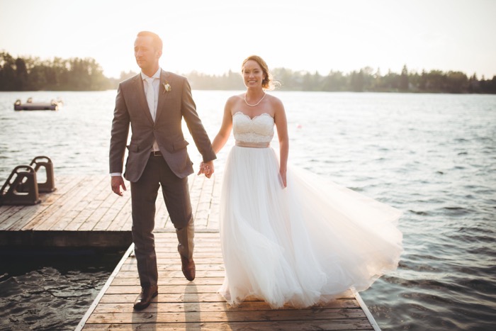 white wedding dress
