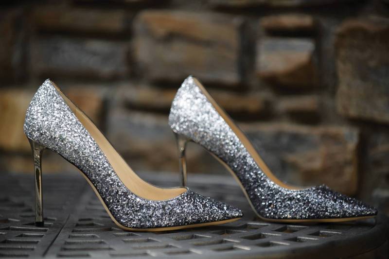 Silver Wedding Shoes