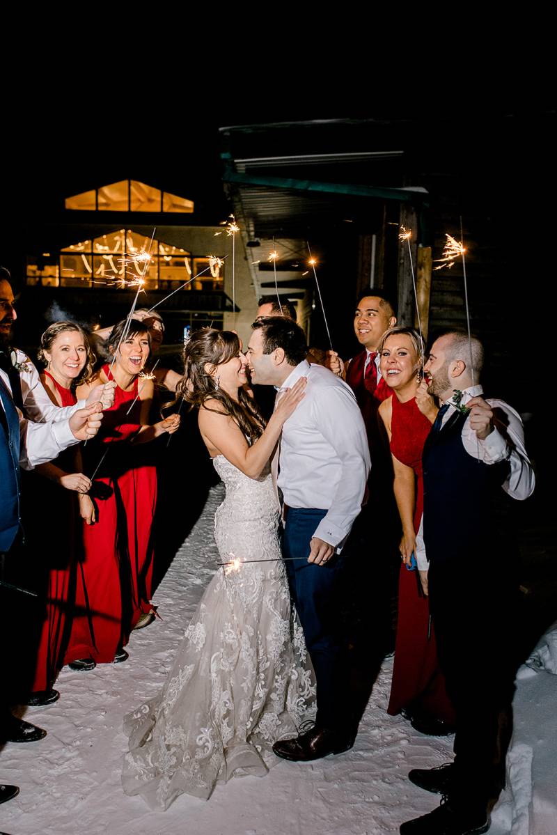 Mandy & Sean Winter Wedding at St. Boniface Golf Club Winnipeg Real Wedding