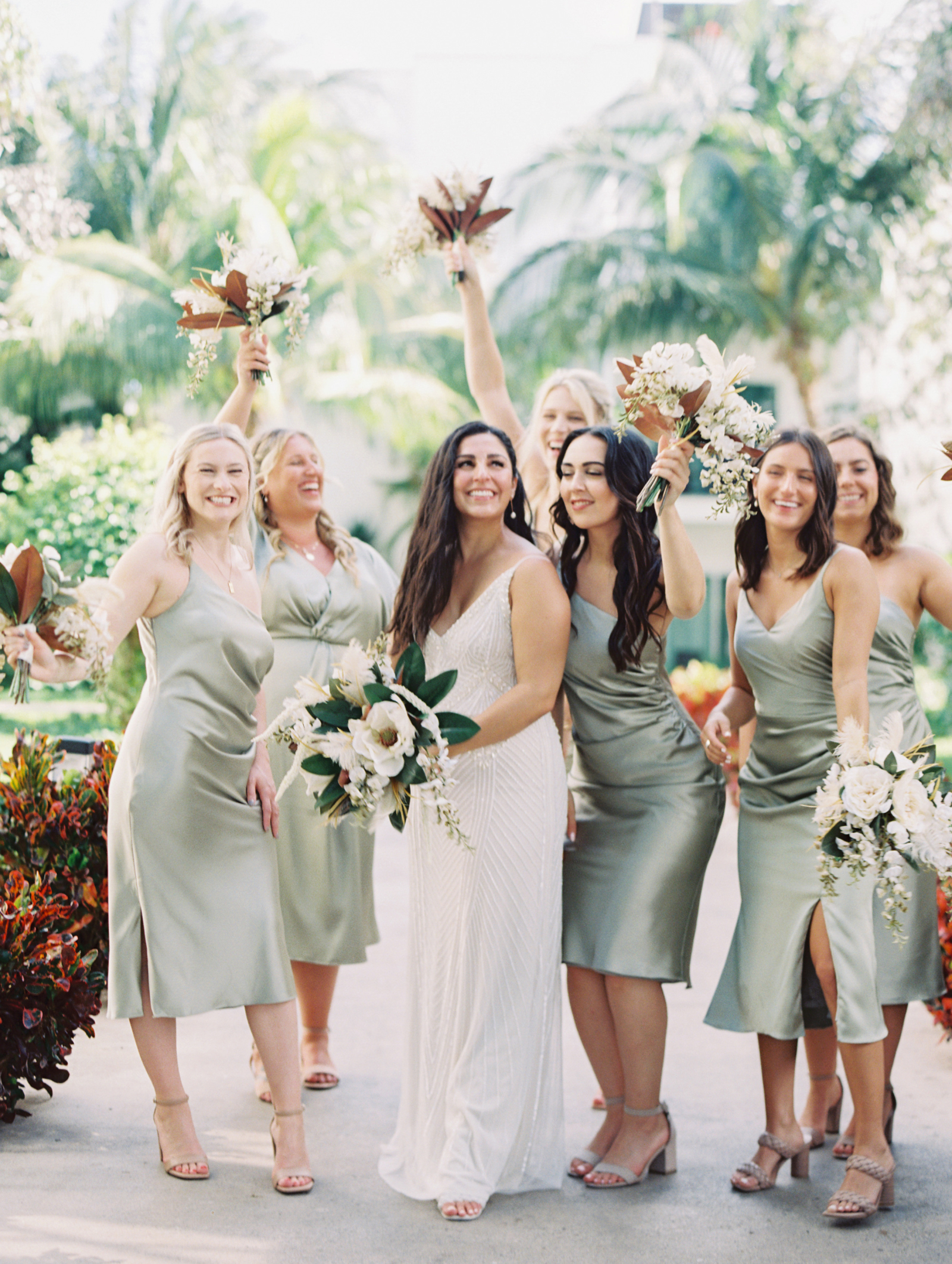 Christmas Green Bridesmaid Dress