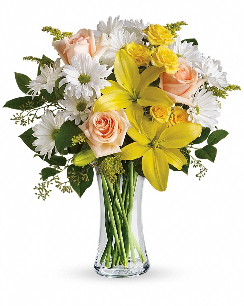 Daisies And Sunbeams Bouquet - Birthday Flowers by In Full Bloom Winnipeg