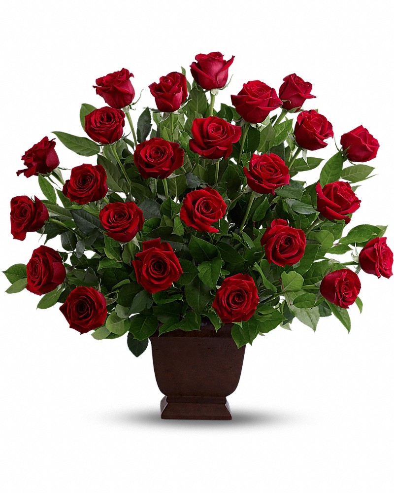 Rose Tribute Bouquet - Funeral Service Bouquets by In Full Bloom Winnipeg