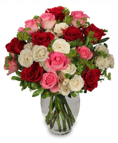 Romance of Roses Bouquet - Love and Romance Flowers by In Full Bloom Winnipeg