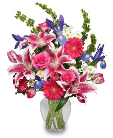 Majestic Magenta Bouquet - Valentine's Day Flowers by In Full Bloom Winnipeg