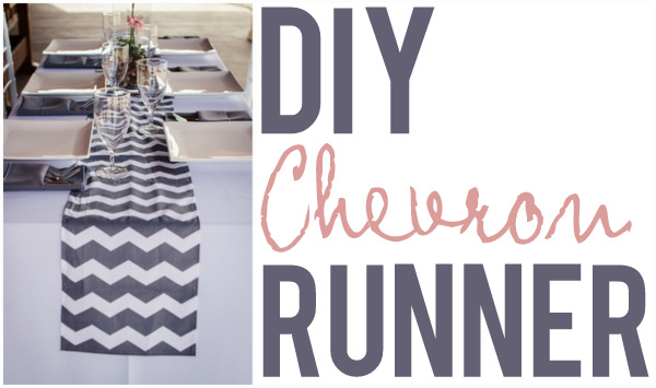 How To Make A Diy Chevron Table Runner How To Make A Chevron Table Runner Here Applebrides