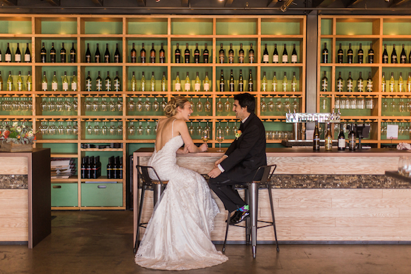 Modern + Industrial Winery Wedding Inspiration