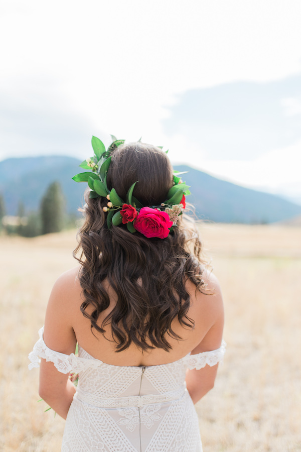 Rustic Boho Cow Camp Wedding