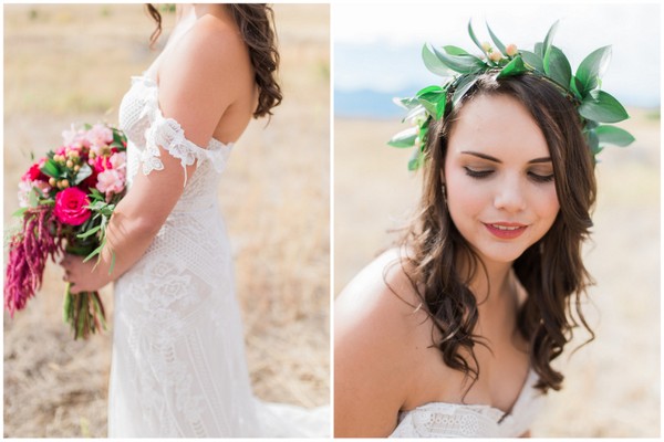Rustic Boho Cow Camp Wedding
