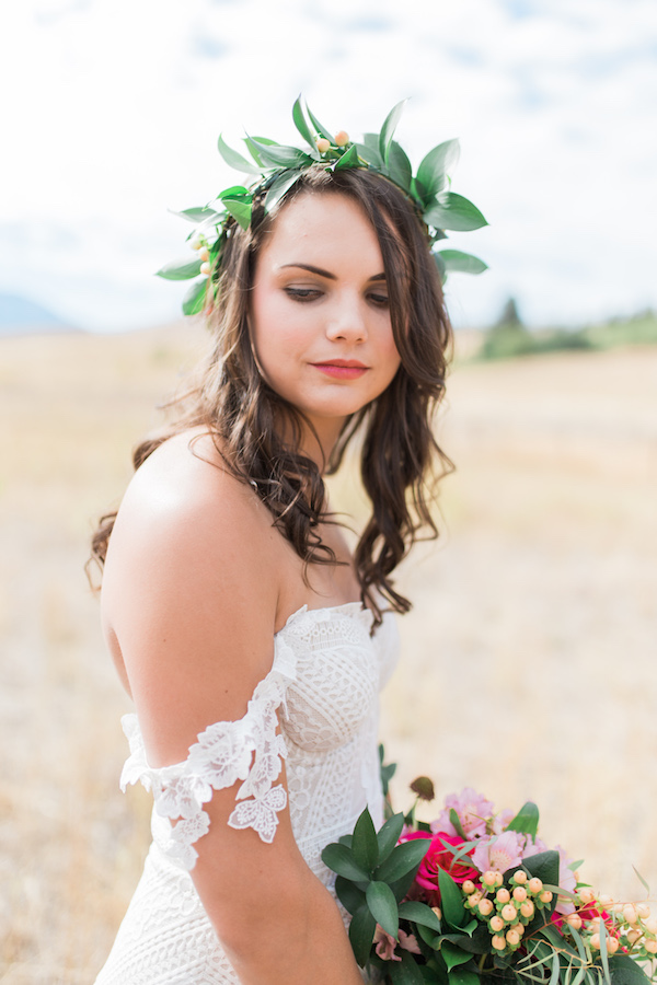 Rustic Boho Cow Camp Wedding