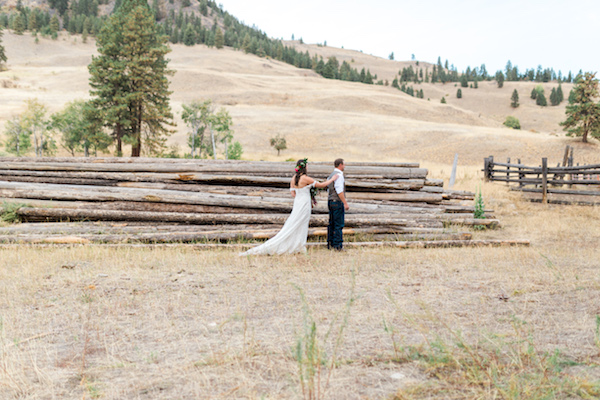 Rustic Boho Cow Camp Wedding
