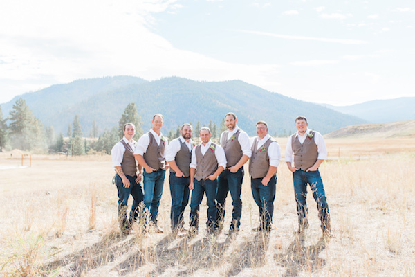 Rustic Boho Cow Camp Wedding