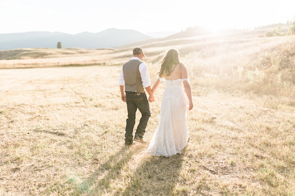 Rustic Boho Cow Camp Wedding