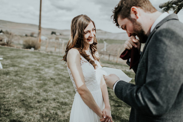 Blush Winery Wedding In Central Washington