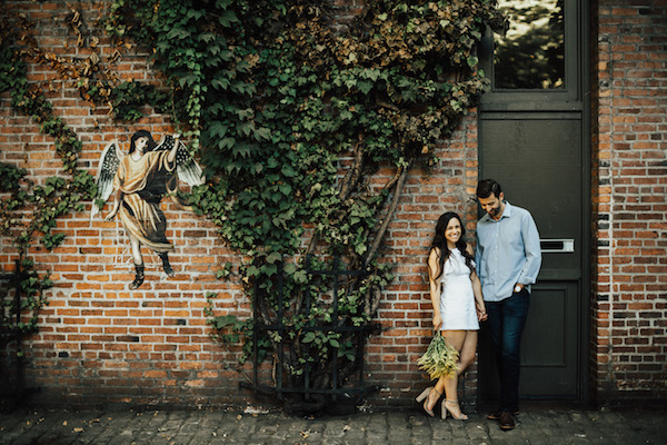 Classic Downtown Seattle Sunset Engagement