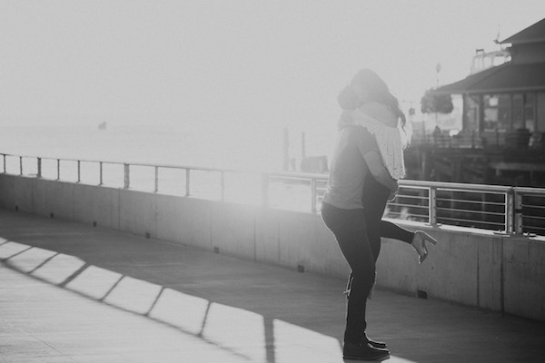 Classic Downtown Seattle Sunset Engagement