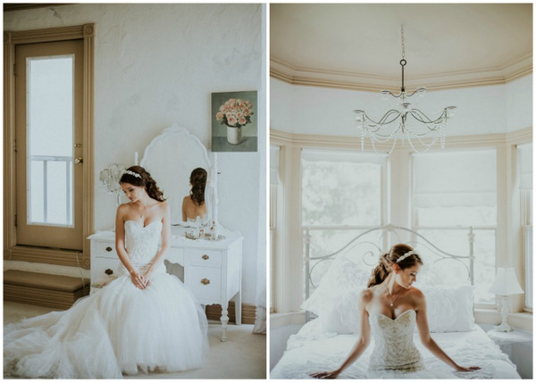Wildly Gorgeous Gray And White Wedding