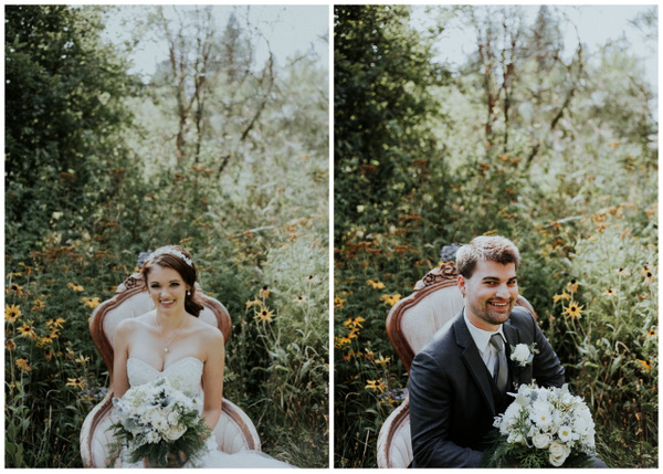 Wildly Gorgeous Gray And White Wedding