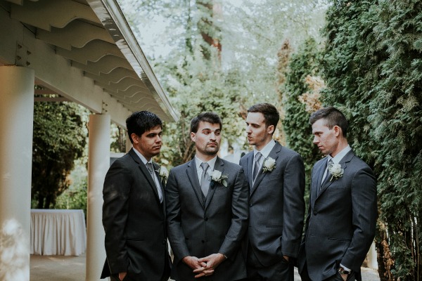 Wildly Gorgeous Gray And White Wedding