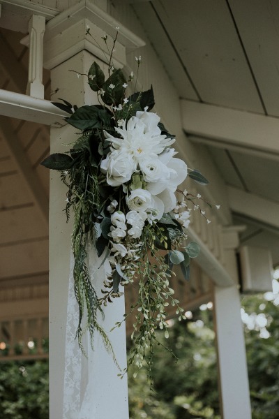Wildly Gorgeous Gray And White Wedding