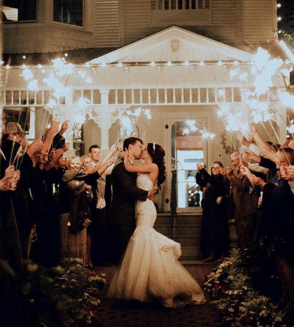 Wildly Gorgeous Gray And White Wedding