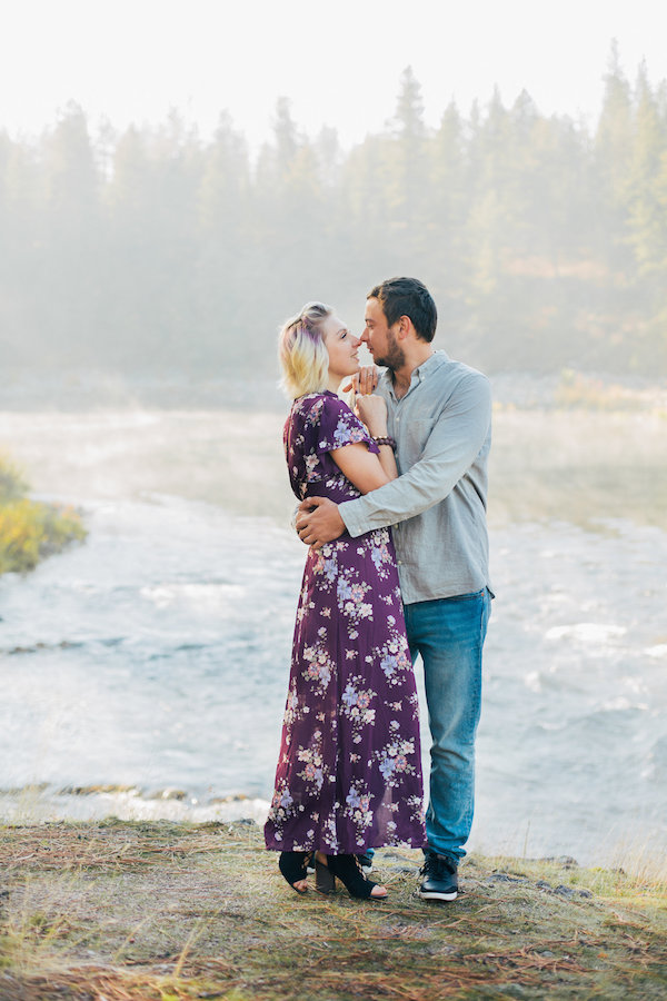 Riverside Picnic Engagement In Spokane
