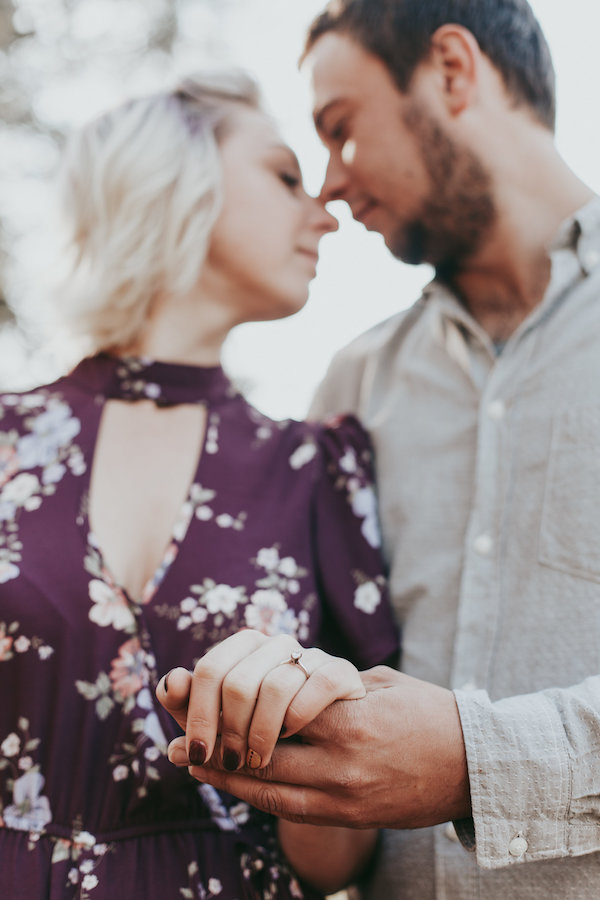 Riverside Picnic Engagement In Spokane