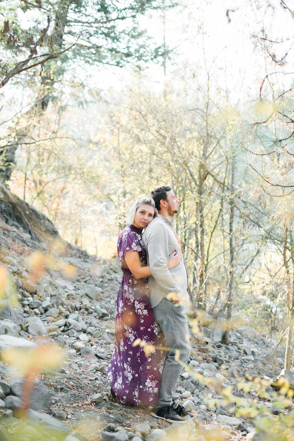 Riverside Picnic Engagement In Spokane