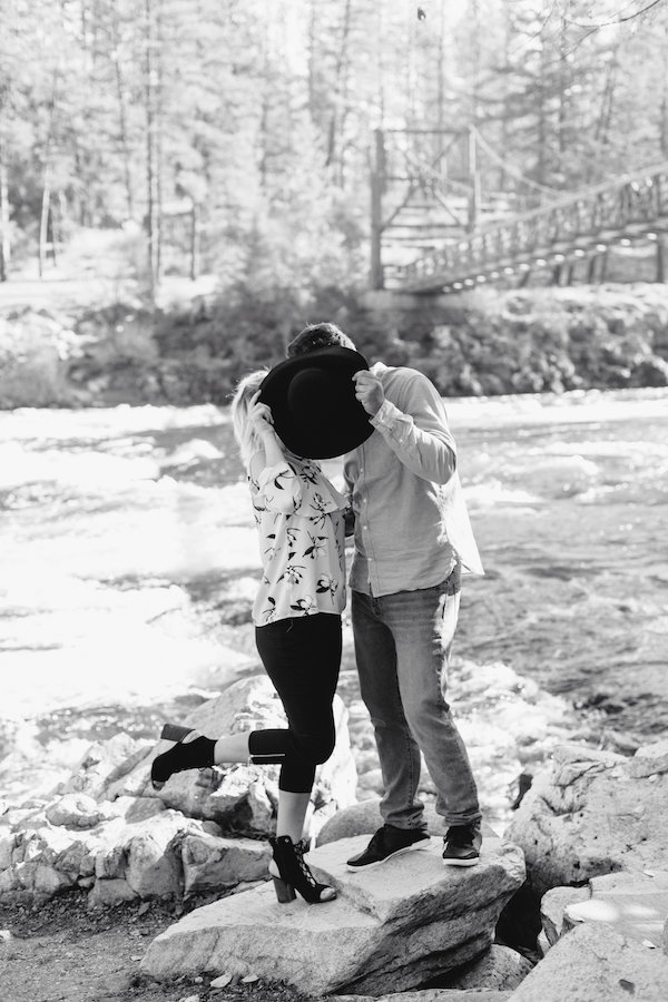 Riverside Picnic Engagement In Spokane