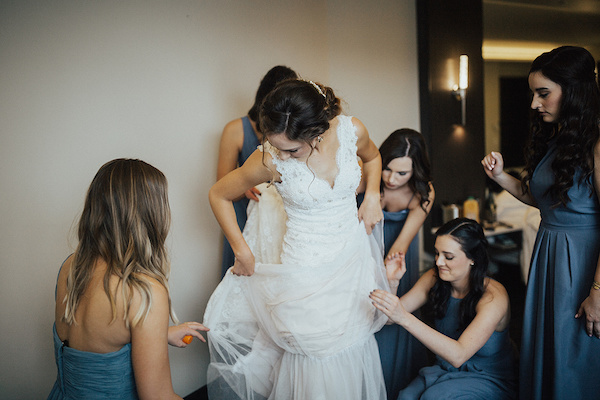Classically Beautiful Wedding With Plenty Of "Something Blues"