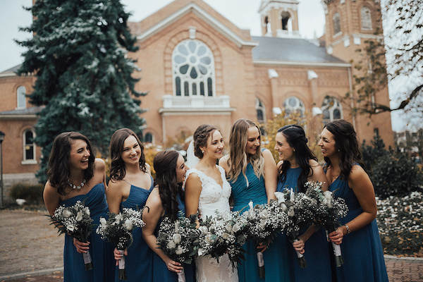 Classically Beautiful Wedding With Plenty Of "Something Blues"
