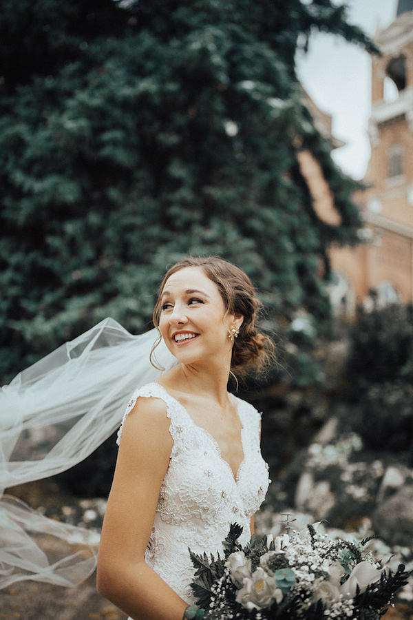 Classically Beautiful Wedding With Plenty Of "Something Blues"