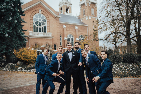 Classically Beautiful Wedding With Plenty Of "Something Blues"