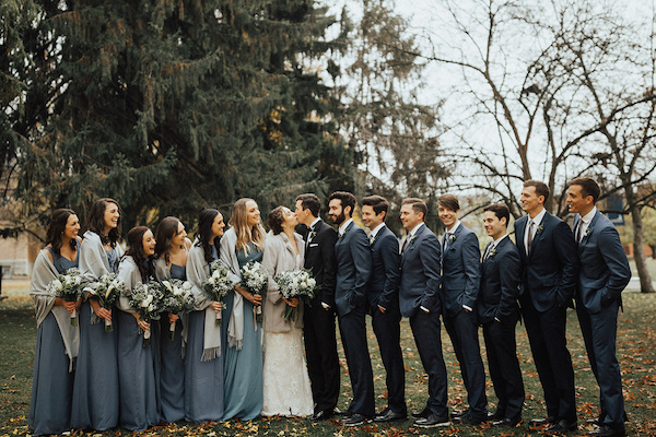 Classically Beautiful Wedding With Plenty Of "Something Blues"