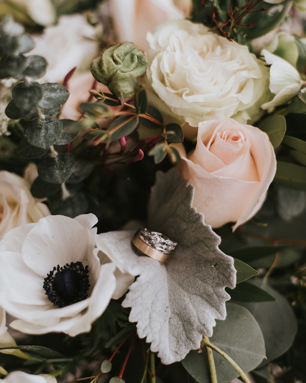 Sparkly + Romantic Winter Wedding In The Woods