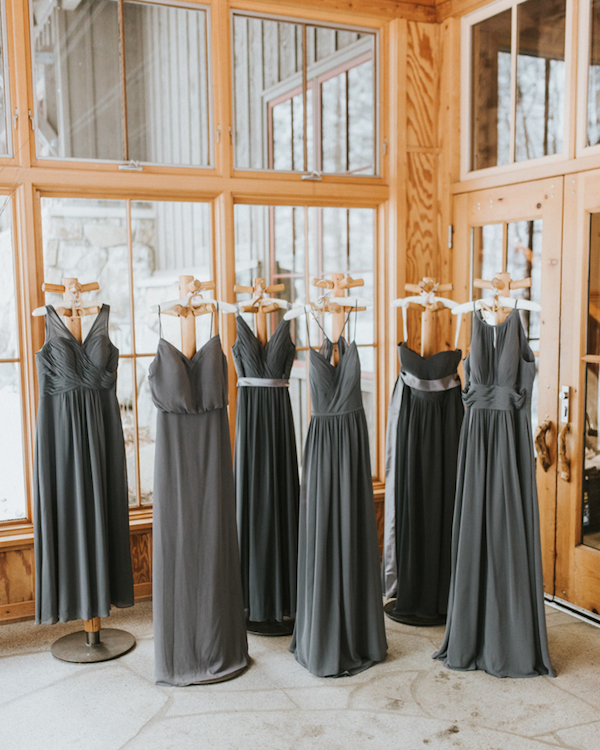 Sparkly + Romantic Winter Wedding In The Woods
